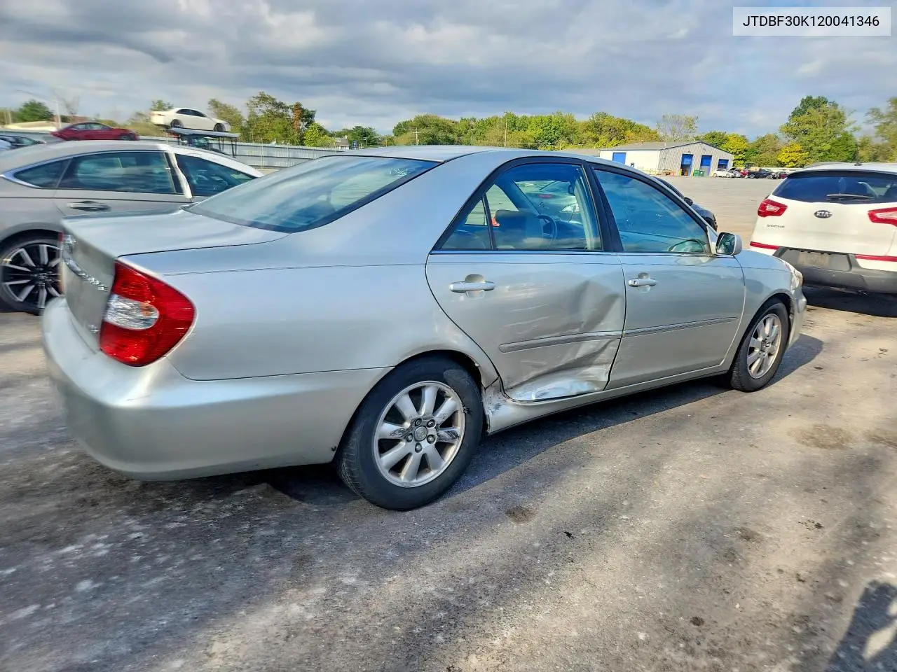 2002 TOYOTA CAMRY VIN JTDBF30K120041346 — фото 3