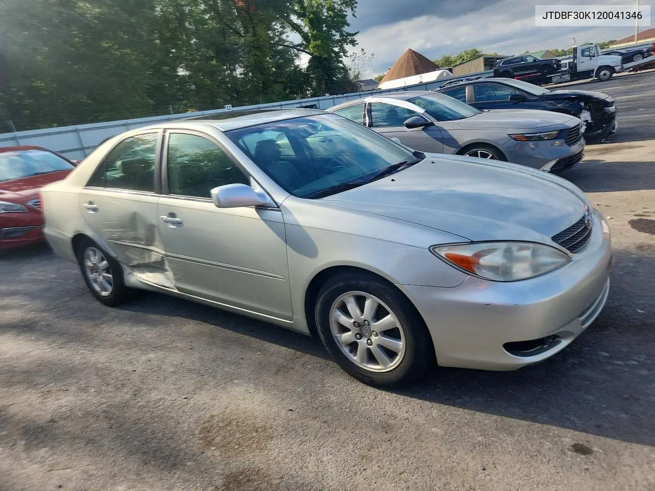 2002 TOYOTA CAMRY VIN JTDBF30K120041346 — фото 4