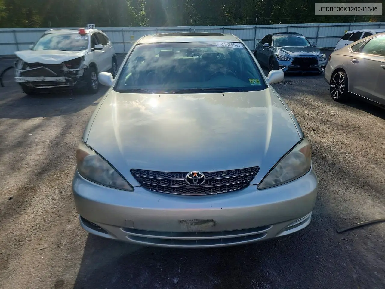 2002 TOYOTA CAMRY VIN JTDBF30K120041346 — фото 5