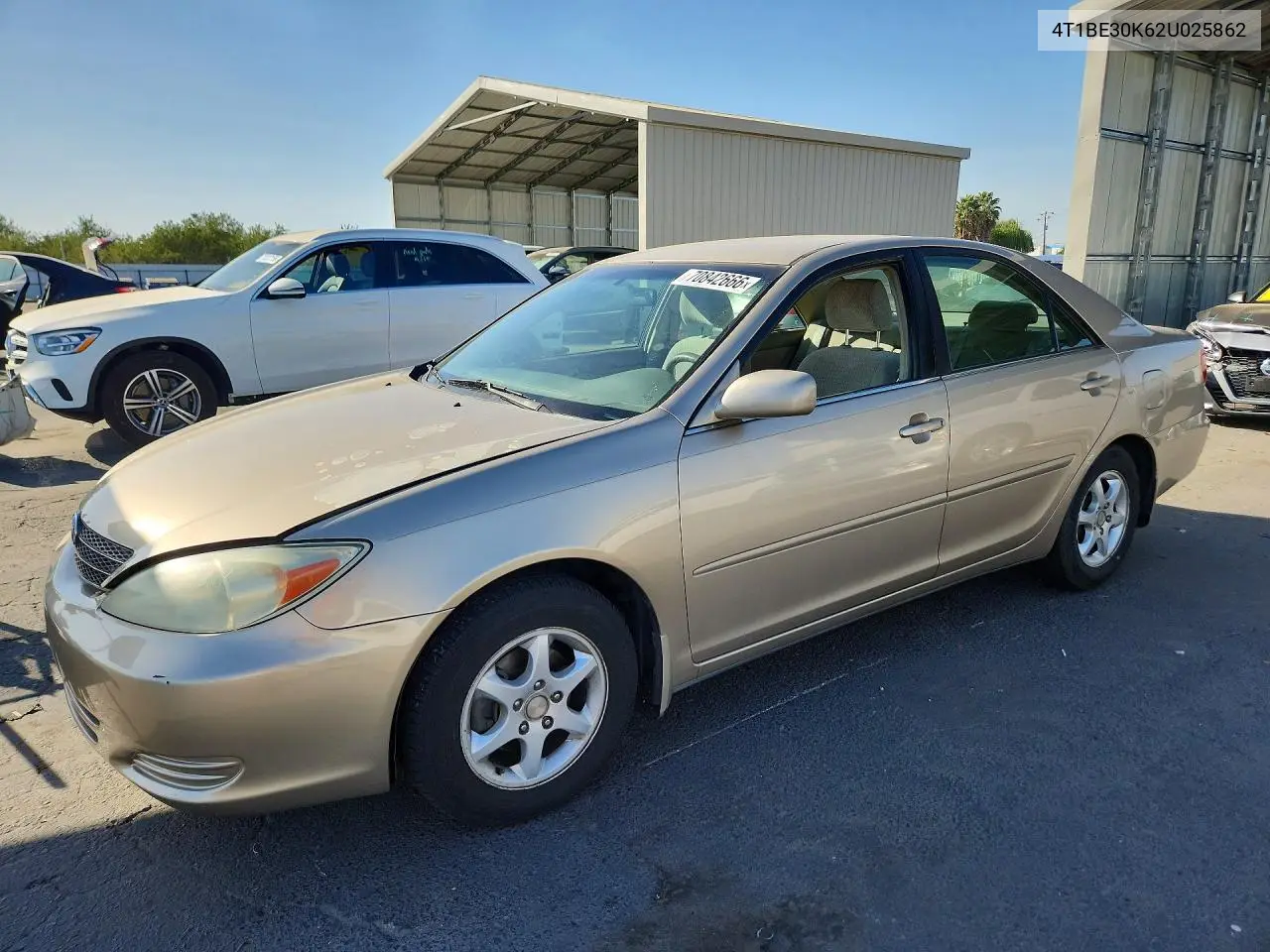 TOYOTA CAMRY 2002, VIN 4T1BE30K62U025862