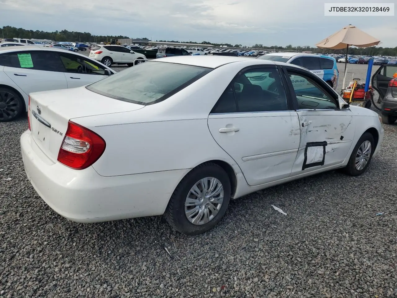 2002 TOYOTA CAMRY VIN JTDBE32K320128469 — фото 3