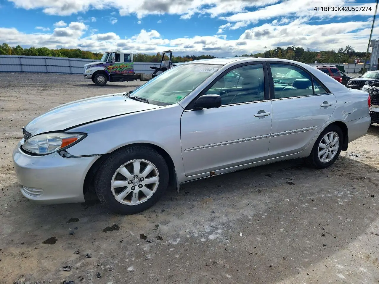 TOYOTA CAMRY 2002, VIN 4T1BF30K42U507274