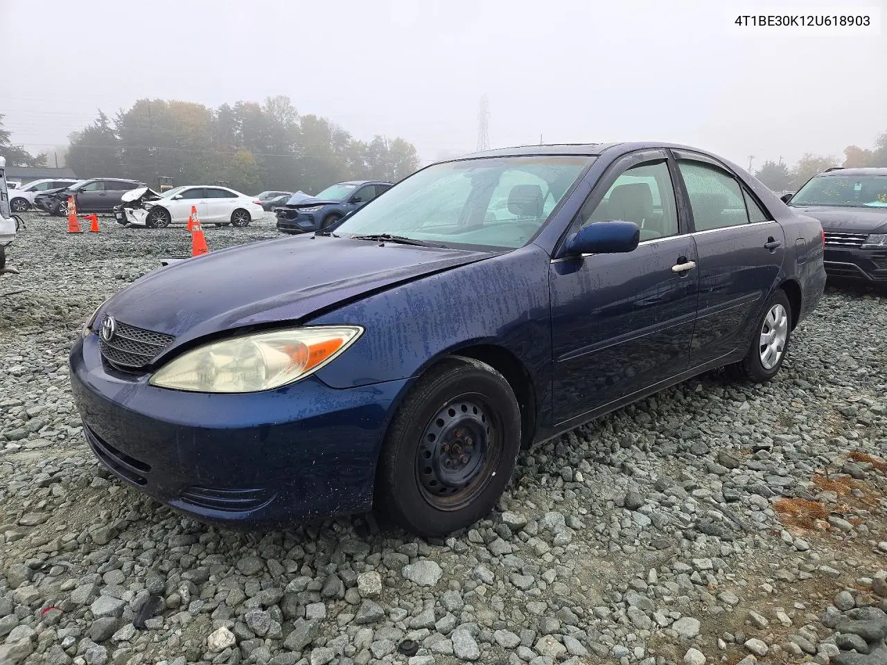 TOYOTA CAMRY 2002, VIN 4T1BE30K12U618903
