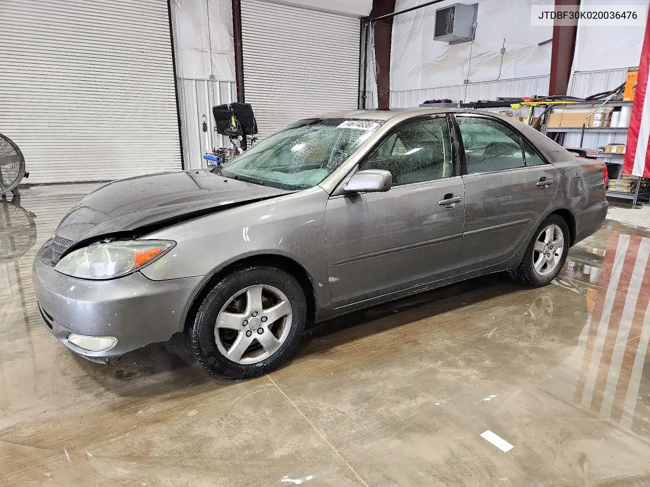 TOYOTA CAMRY 2002, VIN JTDBF30K020036476