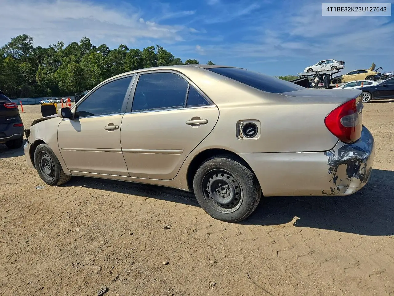 2003 TOYOTA CAMRY VIN 4T1BE32K23U127643 — фото 2