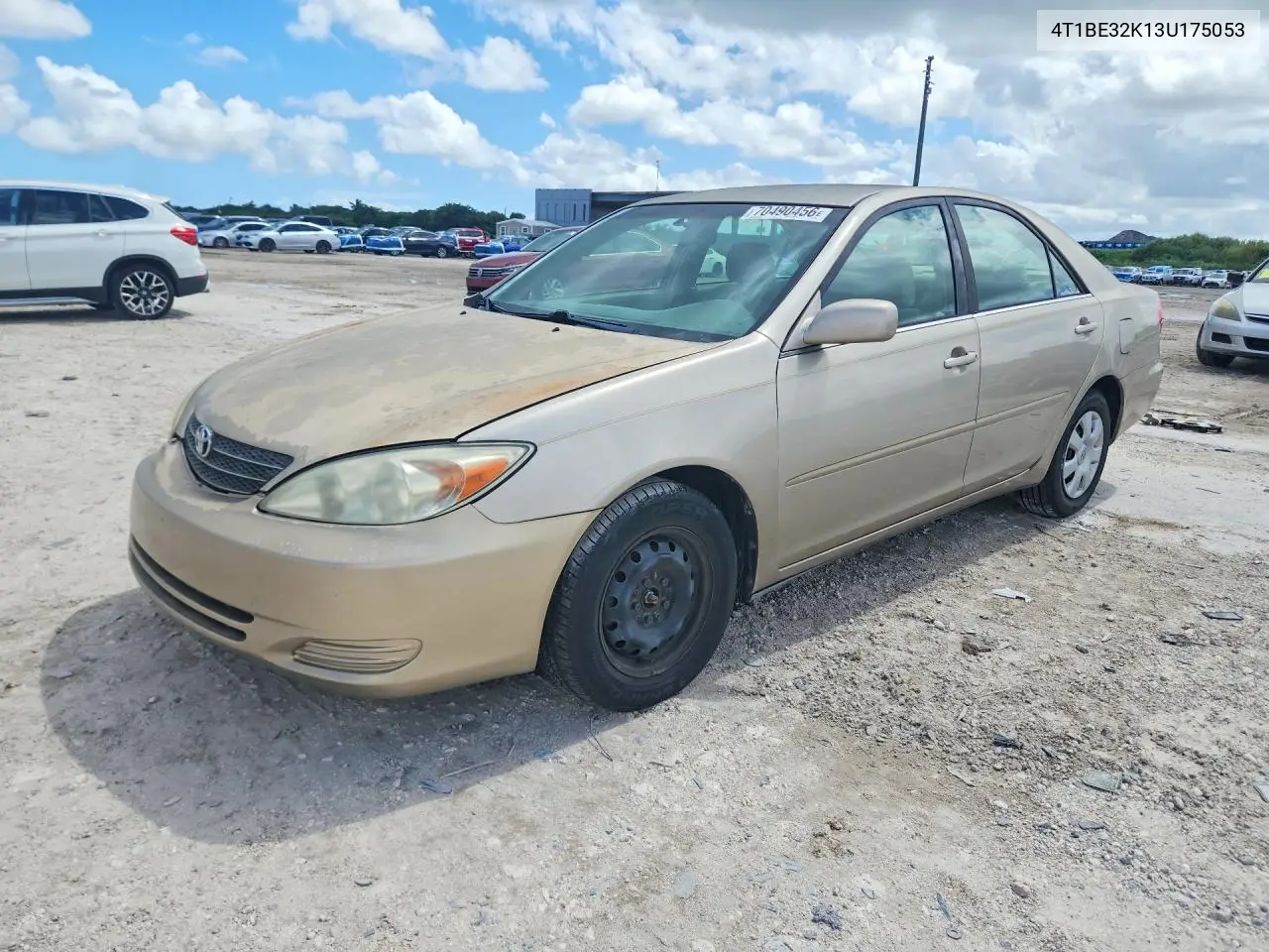 TOYOTA CAMRY 2003, VIN 4T1BE32K13U175053