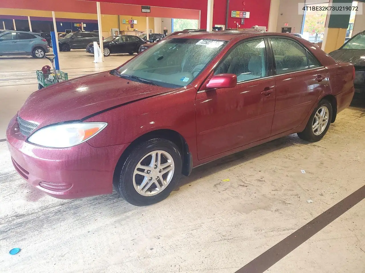 TOYOTA CAMRY 2003, VIN 4T1BE32K73U219072
