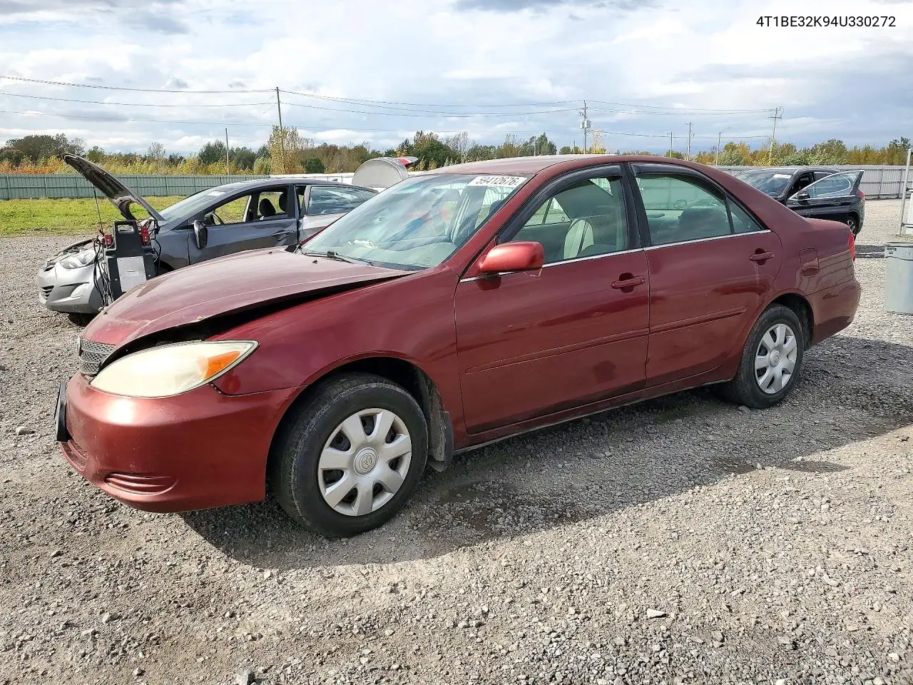 TOYOTA CAMRY 2004, VIN 4T1BE32K94U330272