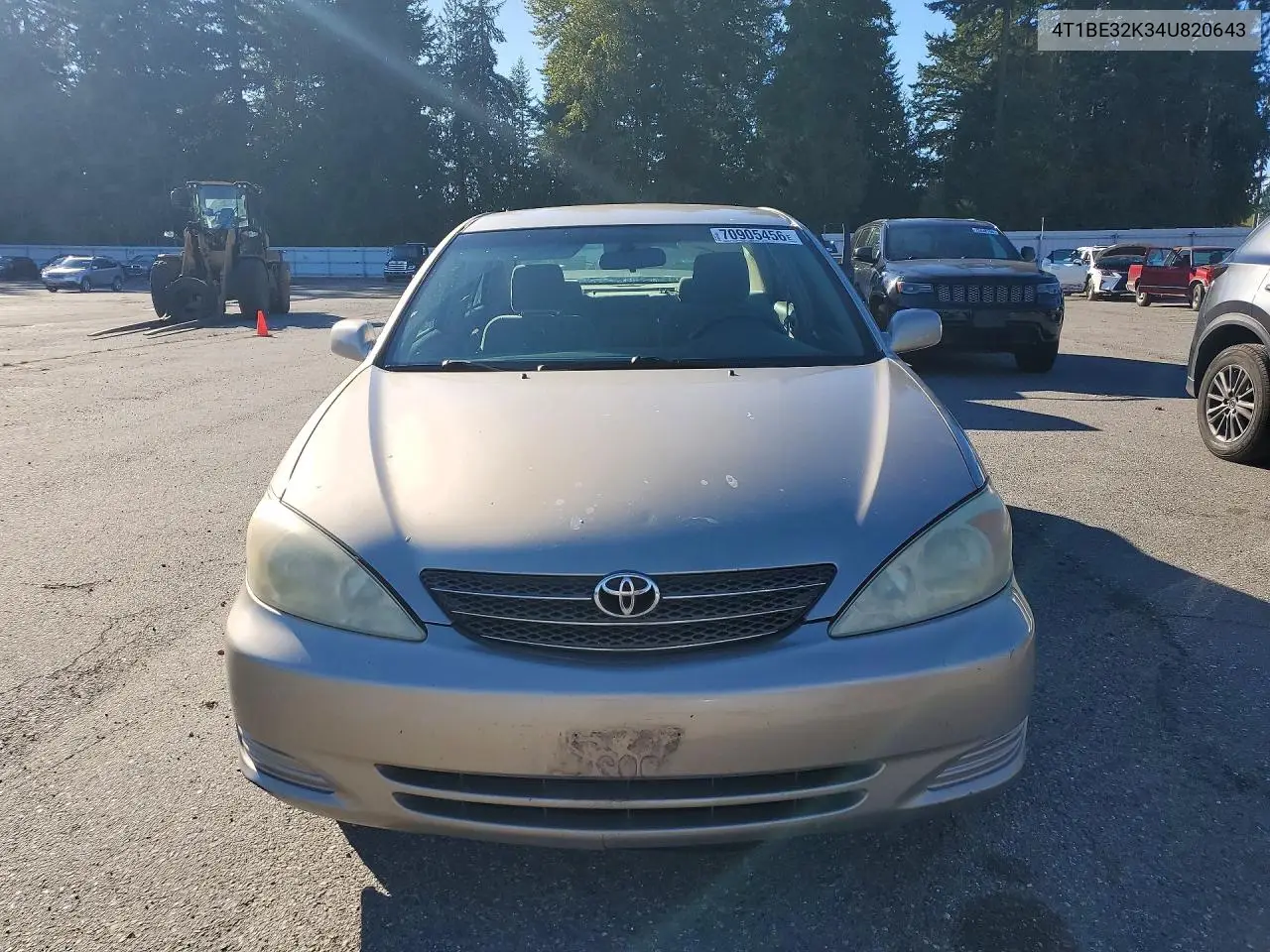 2004 TOYOTA CAMRY VIN 4T1BE32K34U820643 — фото 5