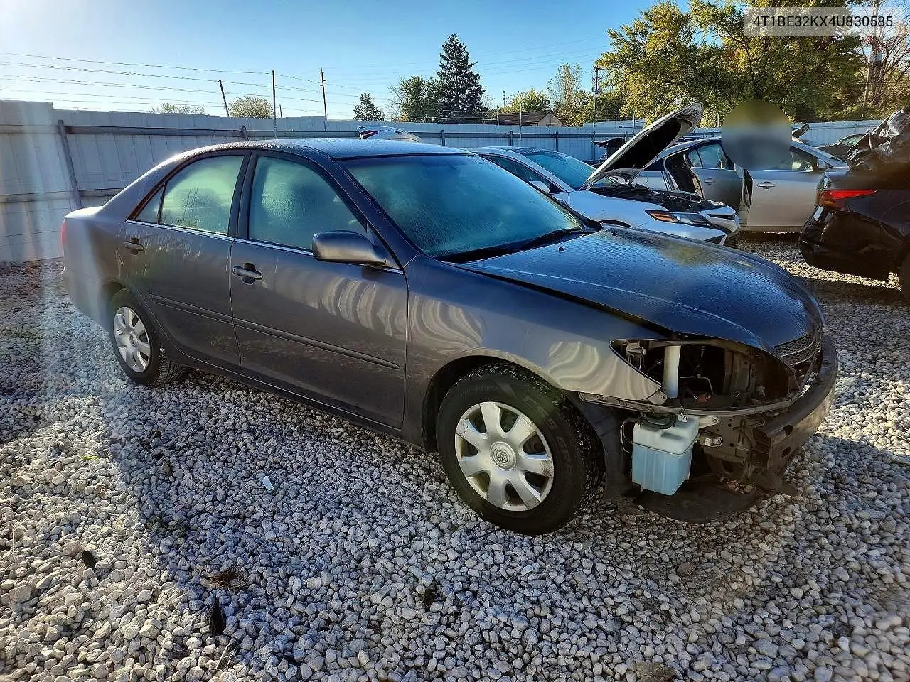 2004 TOYOTA CAMRY VIN 4T1BE32KX4U830585 — фото 4