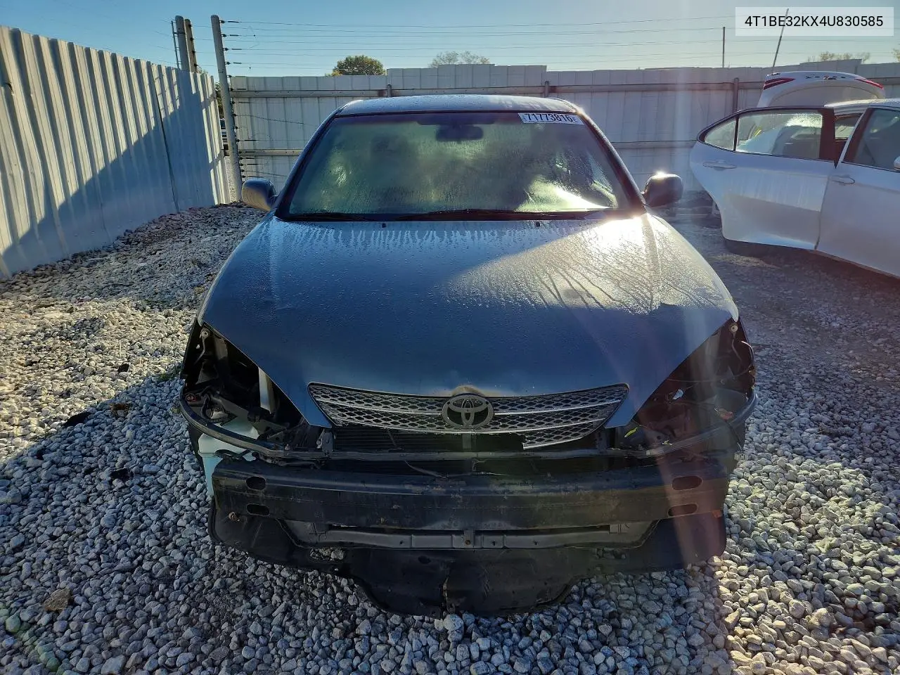 2004 TOYOTA CAMRY VIN 4T1BE32KX4U830585 — фото 5
