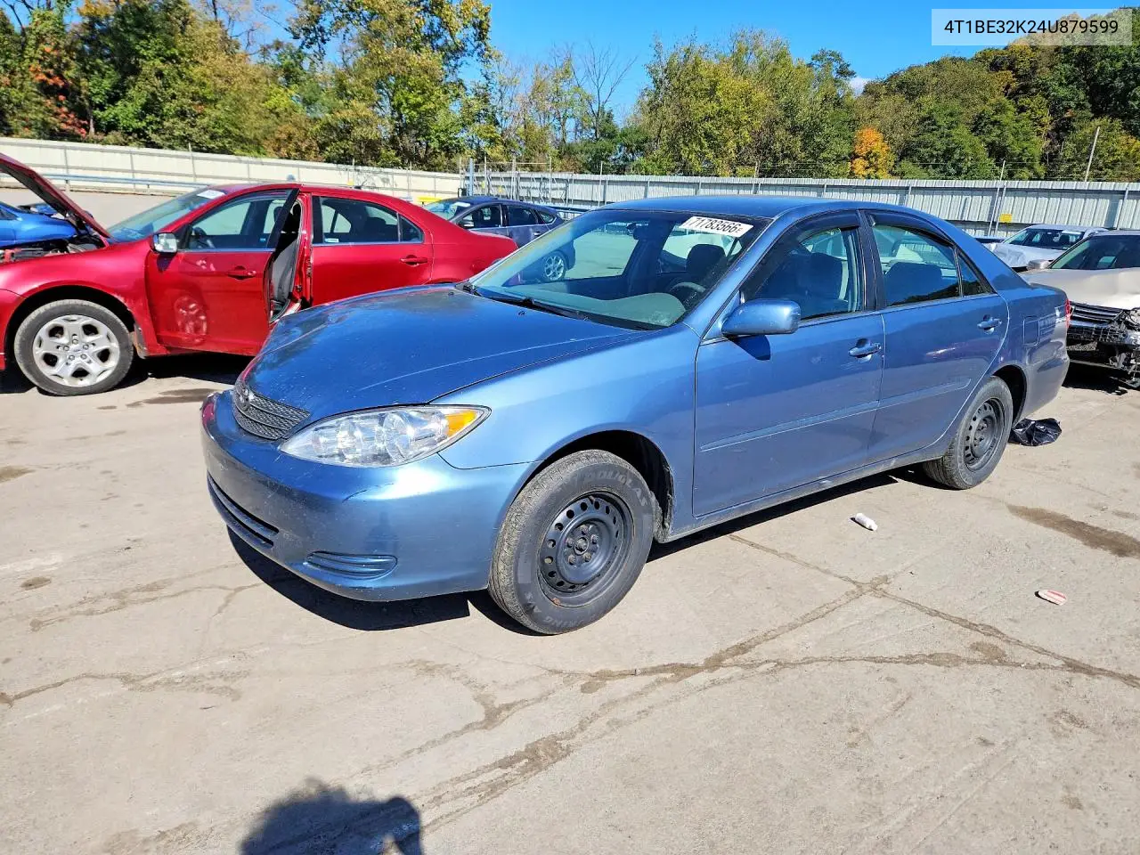 TOYOTA CAMRY 2004, VIN 4T1BE32K24U879599