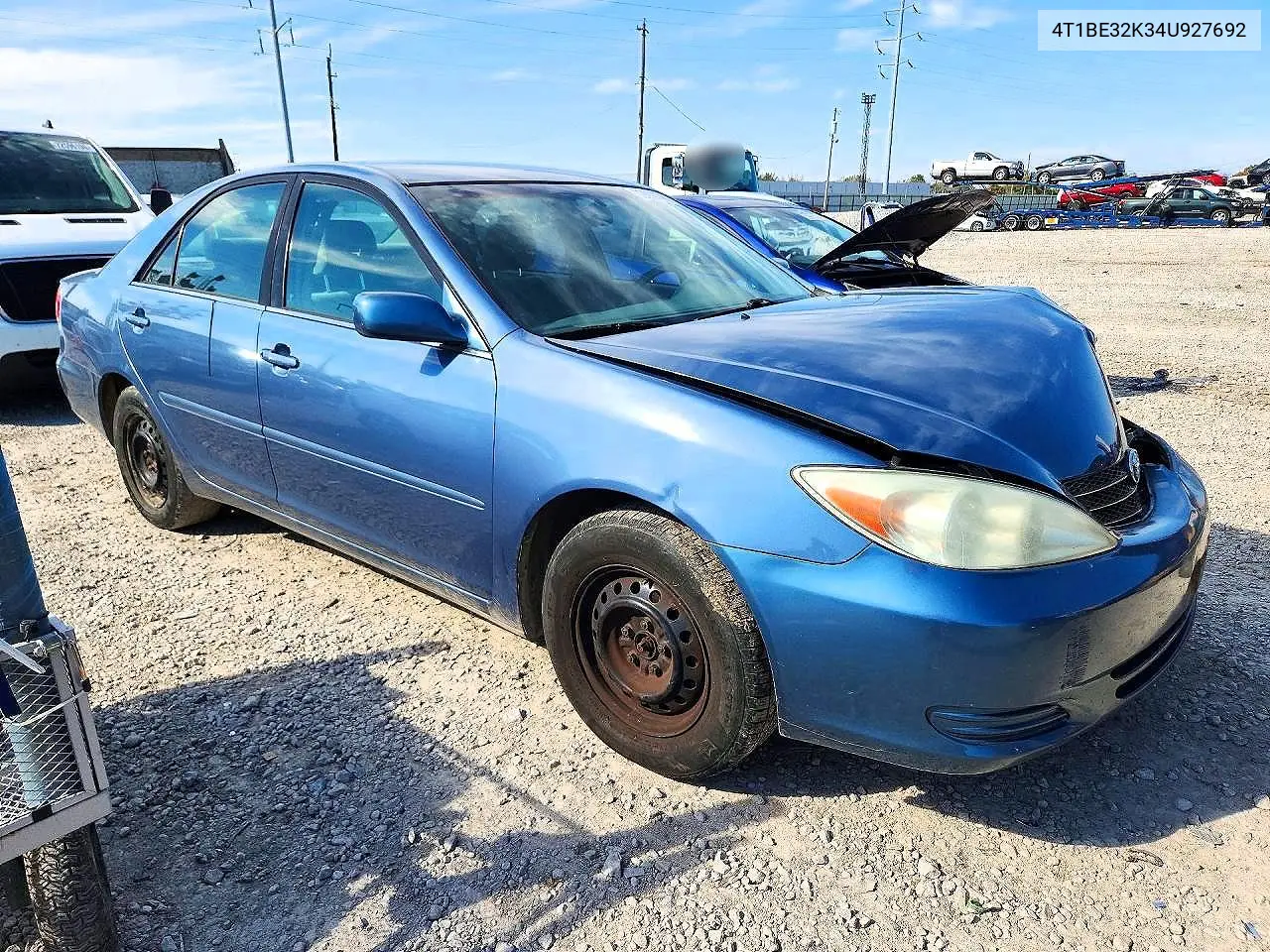 2004 TOYOTA CAMRY VIN 4T1BE32K34U927692 — фото 4