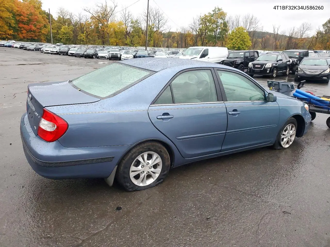 2004 TOYOTA CAMRY VIN 4T1BF32K34U586260 — фото 3