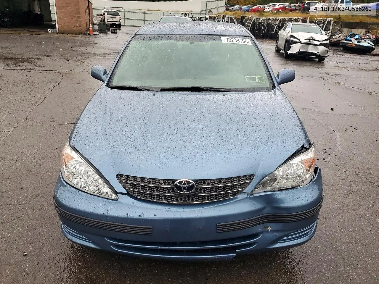 2004 TOYOTA CAMRY VIN 4T1BF32K34U586260 — фото 5