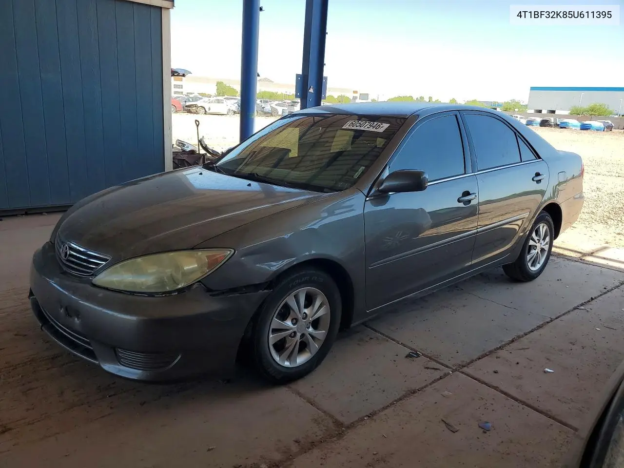 TOYOTA CAMRY 2005, VIN 4T1BF32K85U611395
