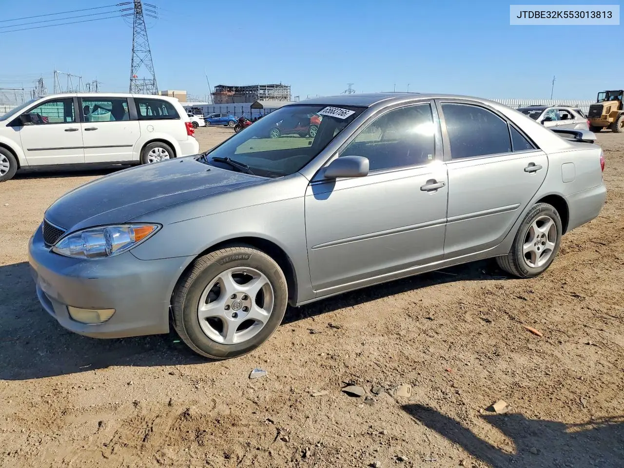 TOYOTA CAMRY 2005, VIN JTDBE32K553013813