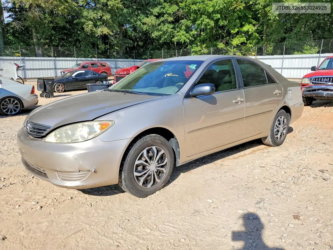 TOYOTA CAMRY 2005, VIN JTDBE32K553024925