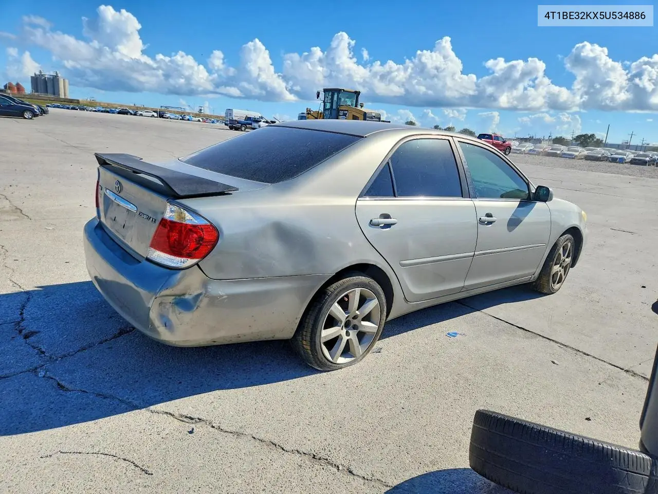 2005 TOYOTA CAMRY VIN 4T1BE32KX5U534886 — фото 3