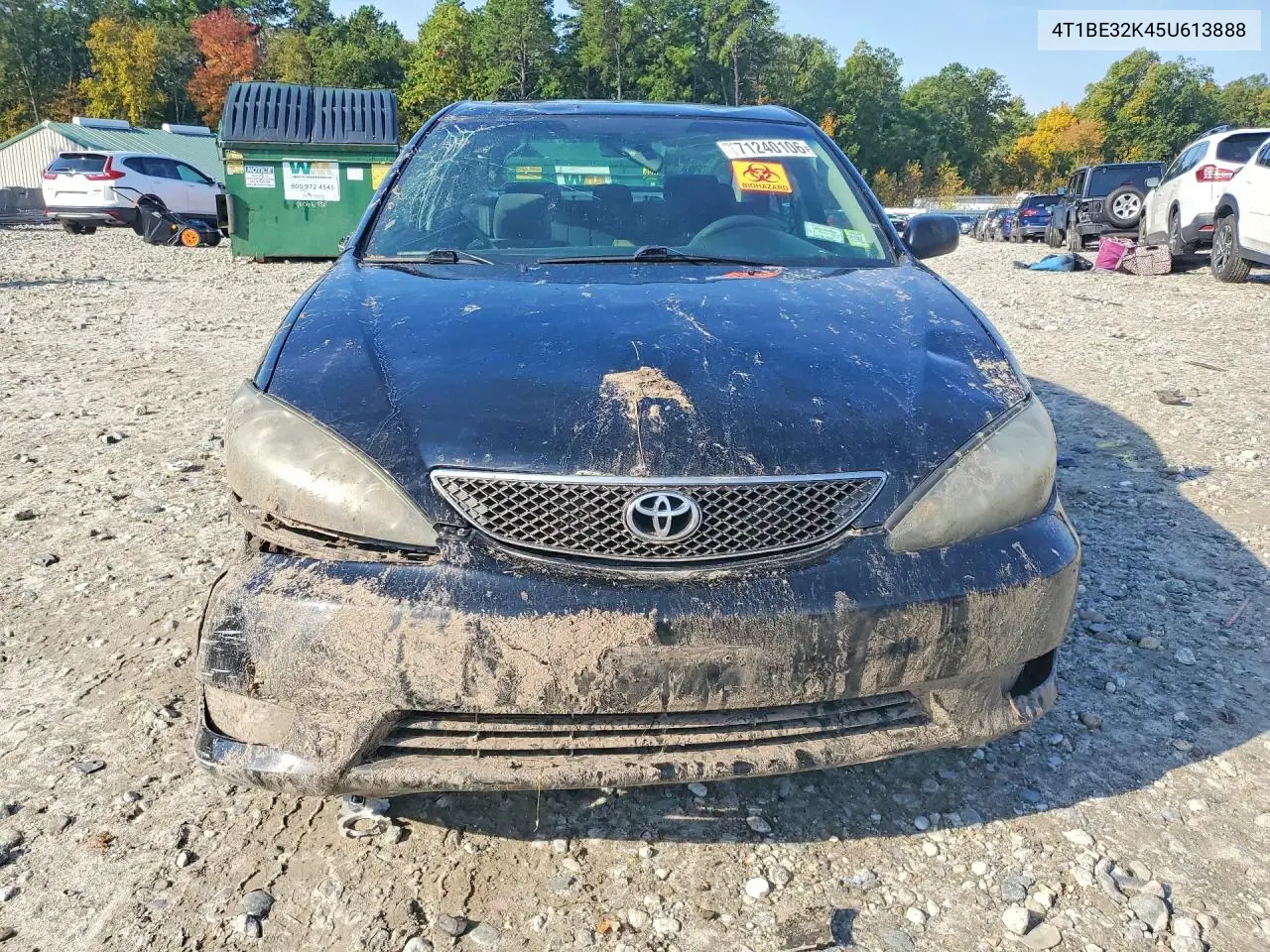 2005 TOYOTA CAMRY VIN 4T1BE32K45U613888 — фото 5