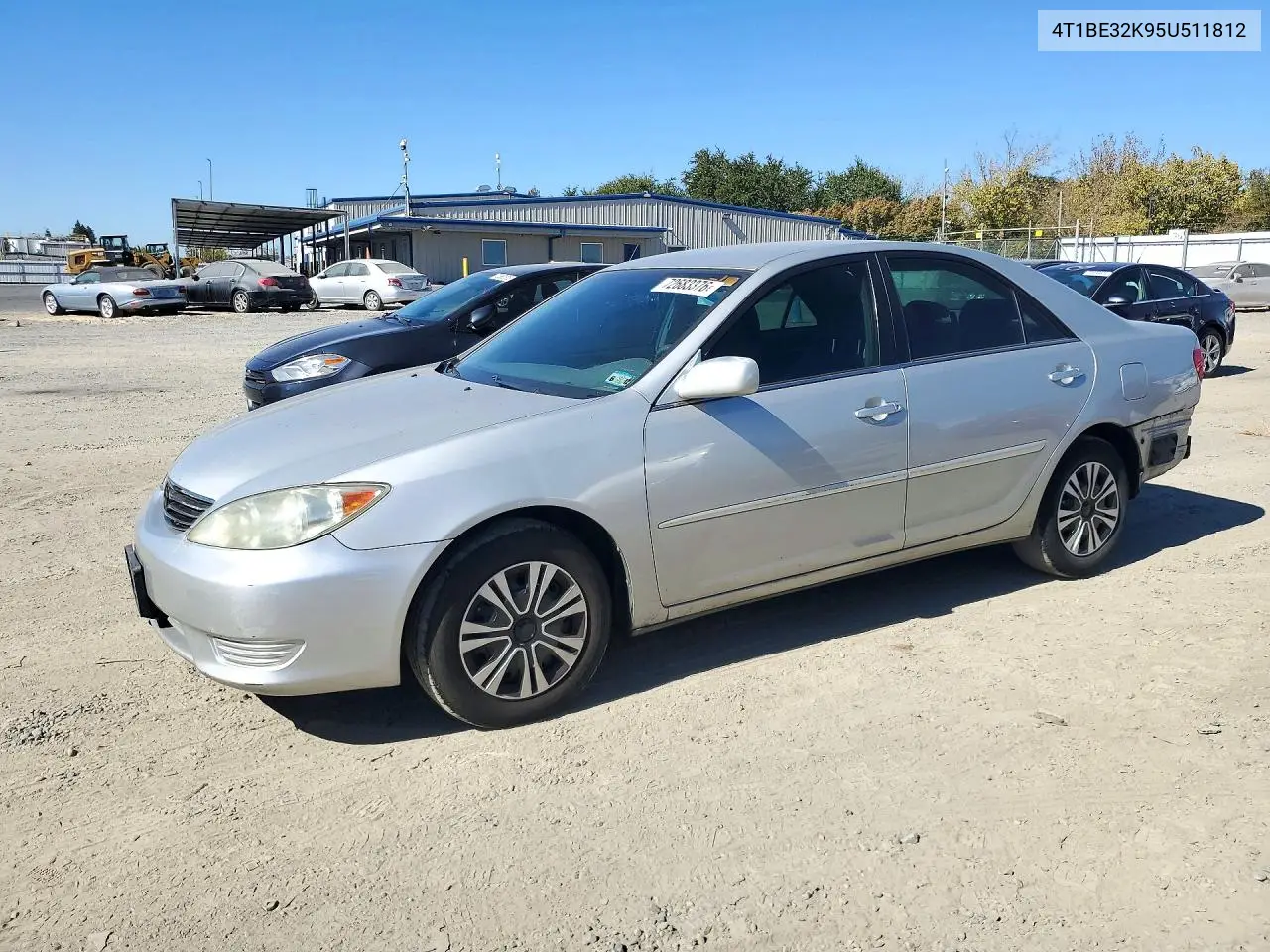 TOYOTA CAMRY 2005, VIN 4T1BE32K95U511812
