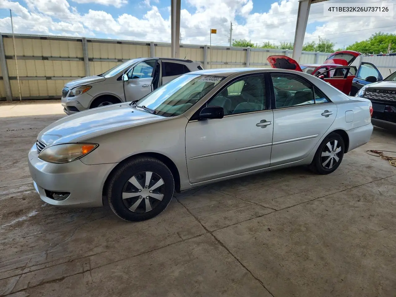 TOYOTA CAMRY 2006, VIN 4T1BE32K26U737126