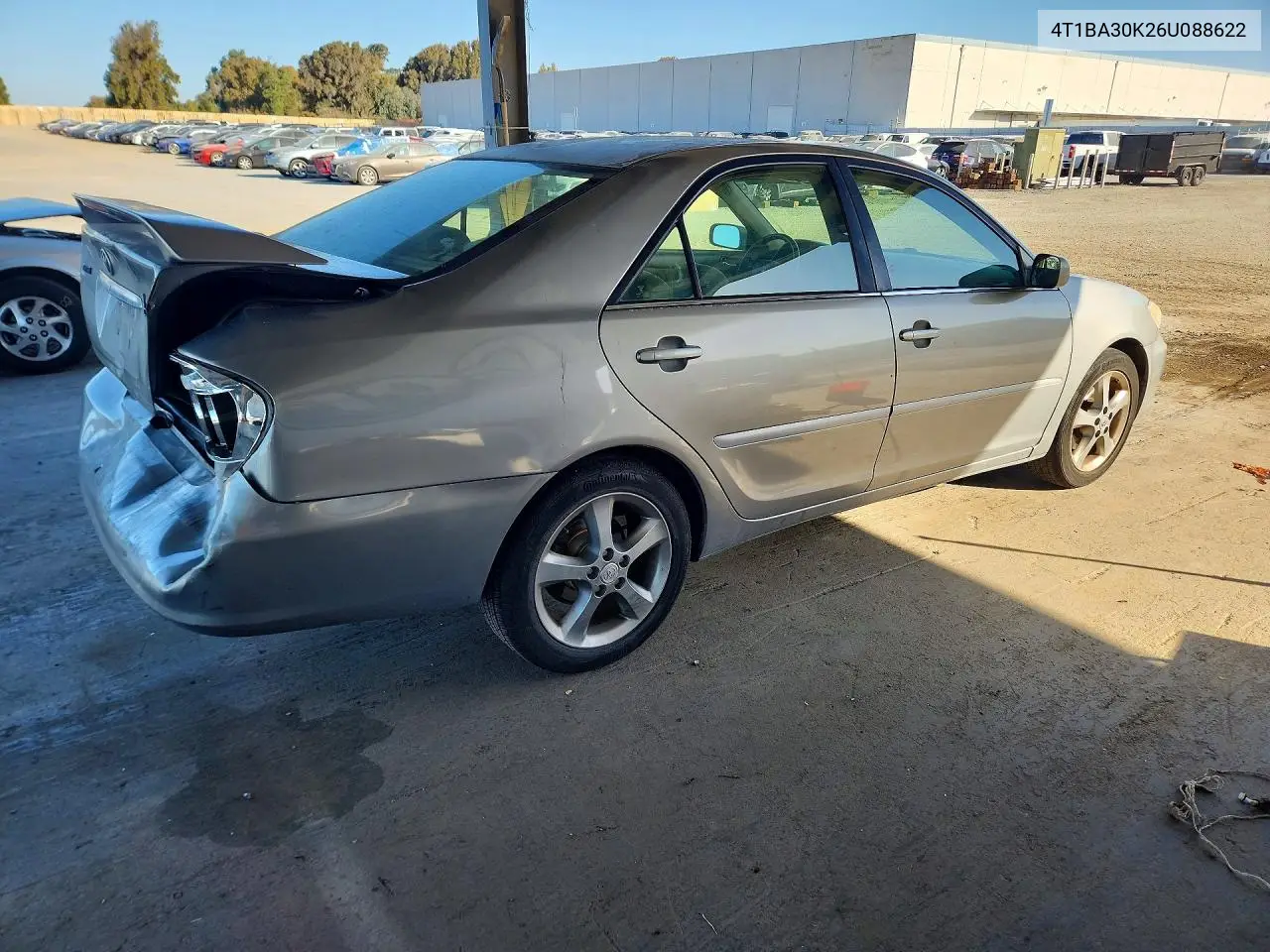 2006 TOYOTA CAMRY VIN 4T1BA30K26U088622 — фото 3