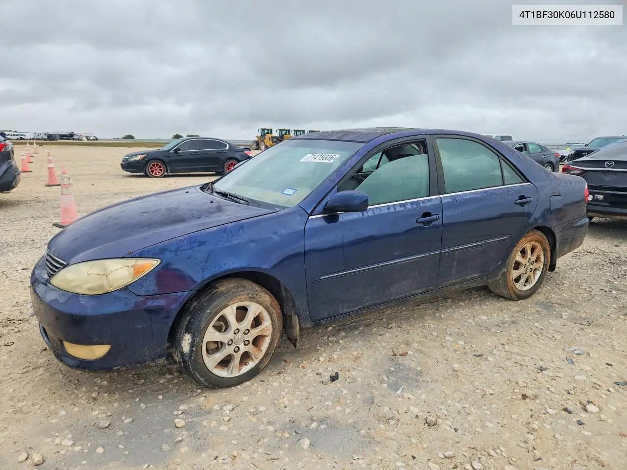 TOYOTA CAMRY 2006, VIN 4T1BF30K06U112580