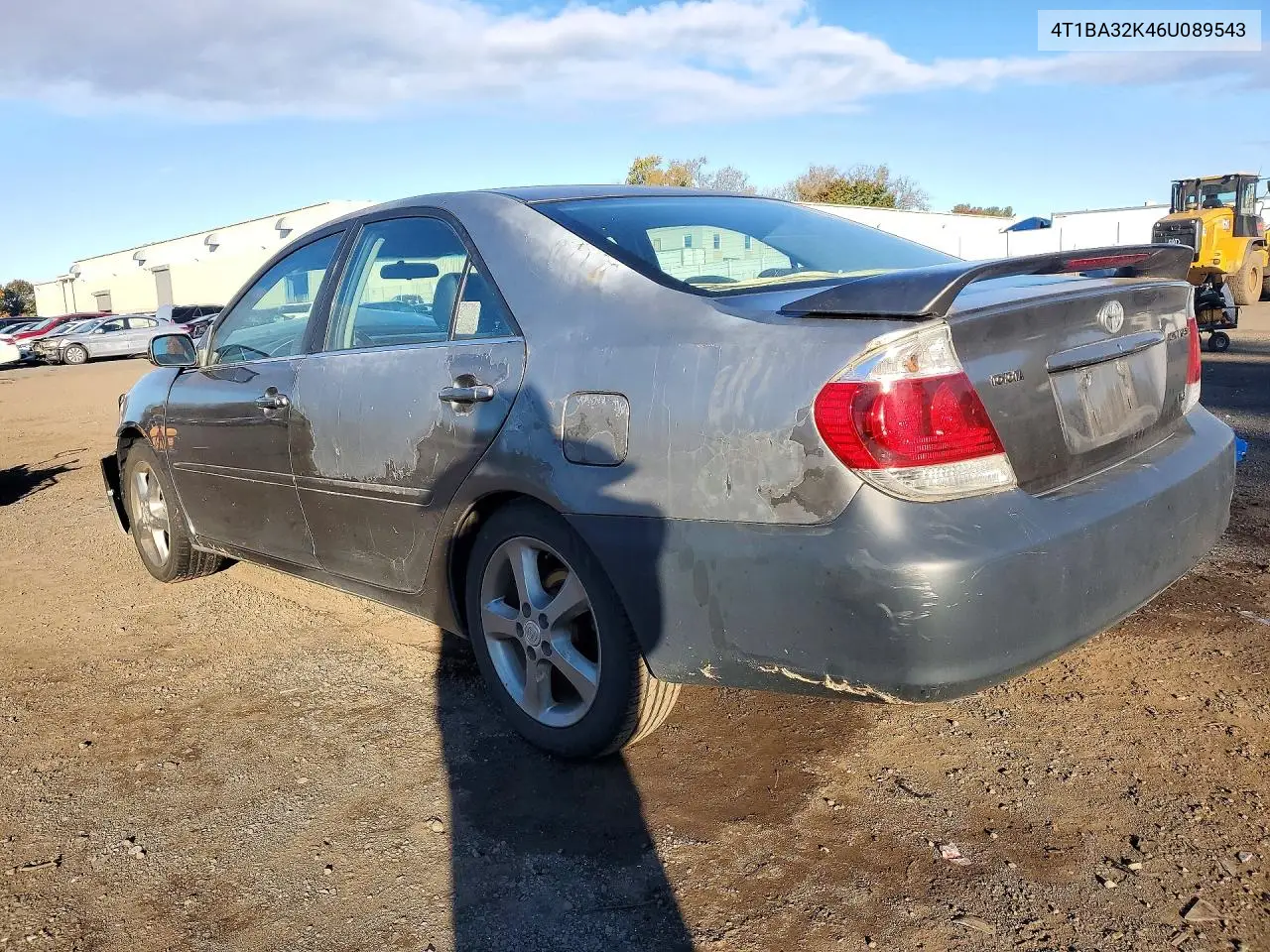 2006 TOYOTA CAMRY VIN 4T1BA32K46U089543 — фото 2