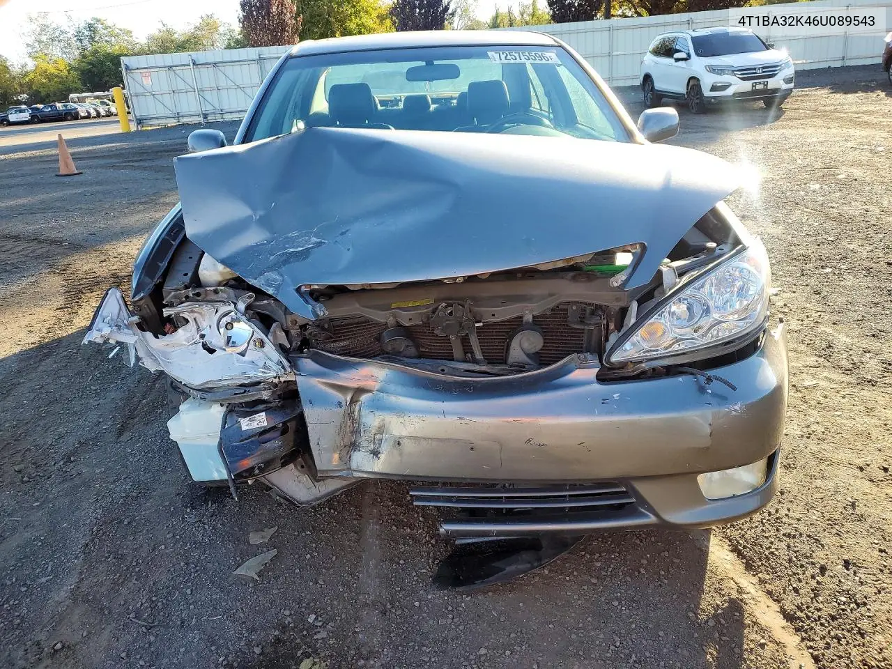2006 TOYOTA CAMRY VIN 4T1BA32K46U089543 — фото 5