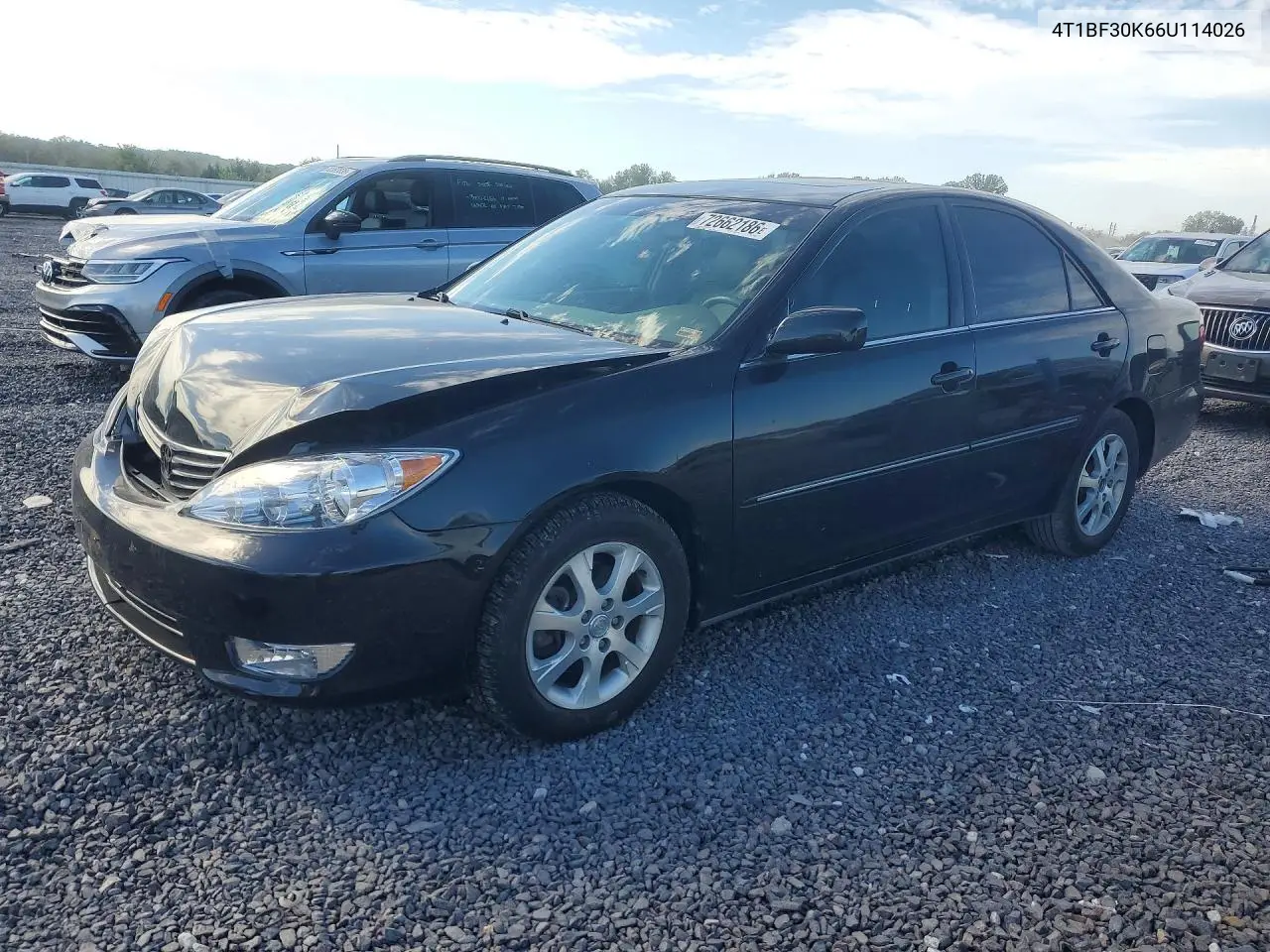 TOYOTA CAMRY 2006, VIN 4T1BF30K66U114026