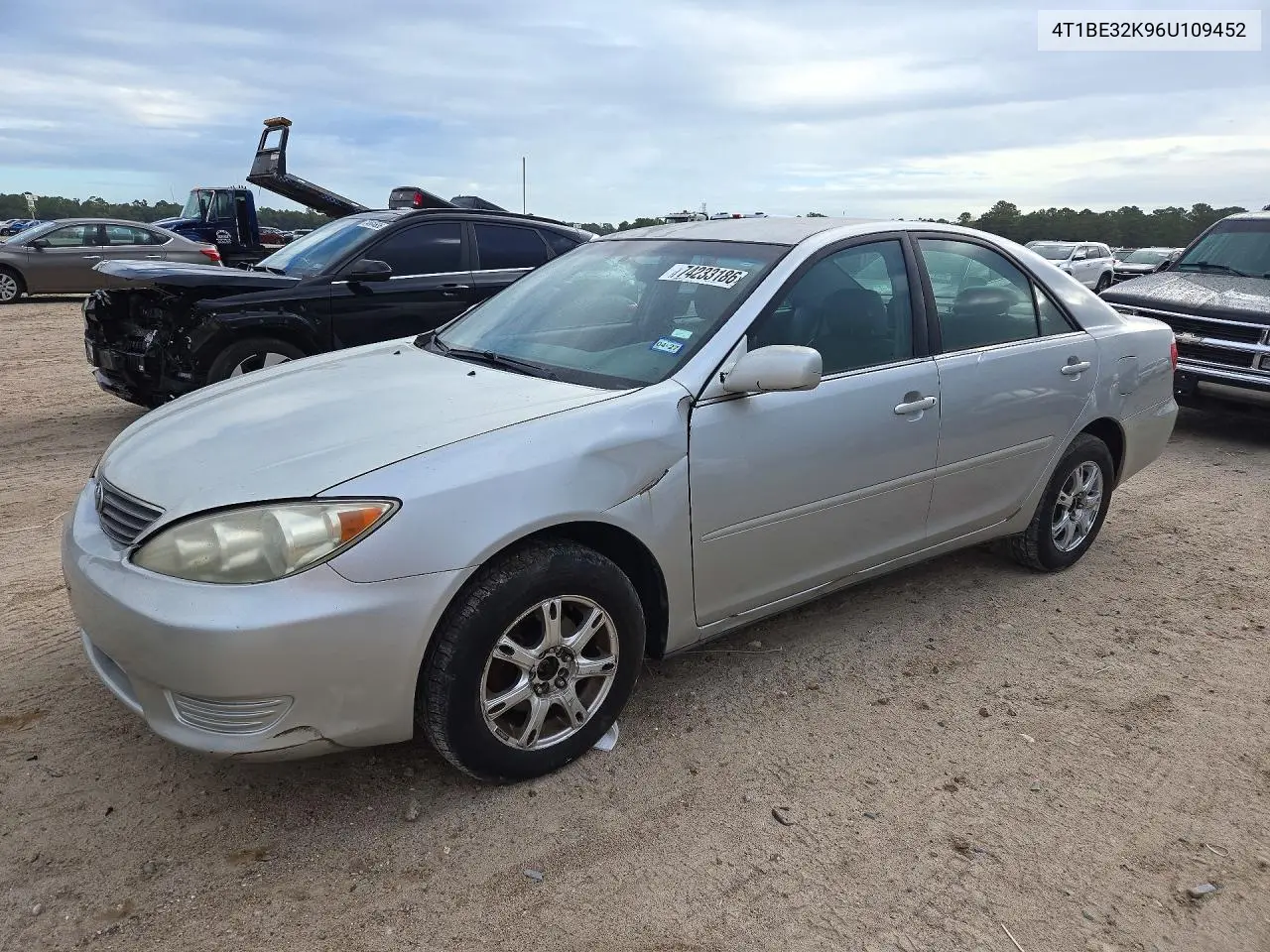 TOYOTA CAMRY 2006, VIN 4T1BE32K96U109452