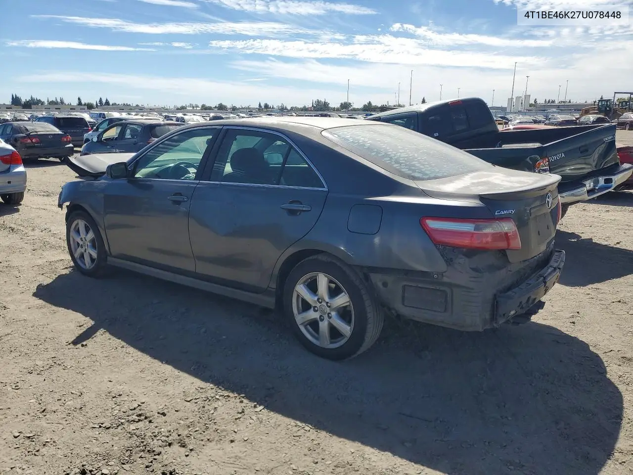 2007 TOYOTA CAMRY VIN 4T1BE46K27U078448 — фото 2