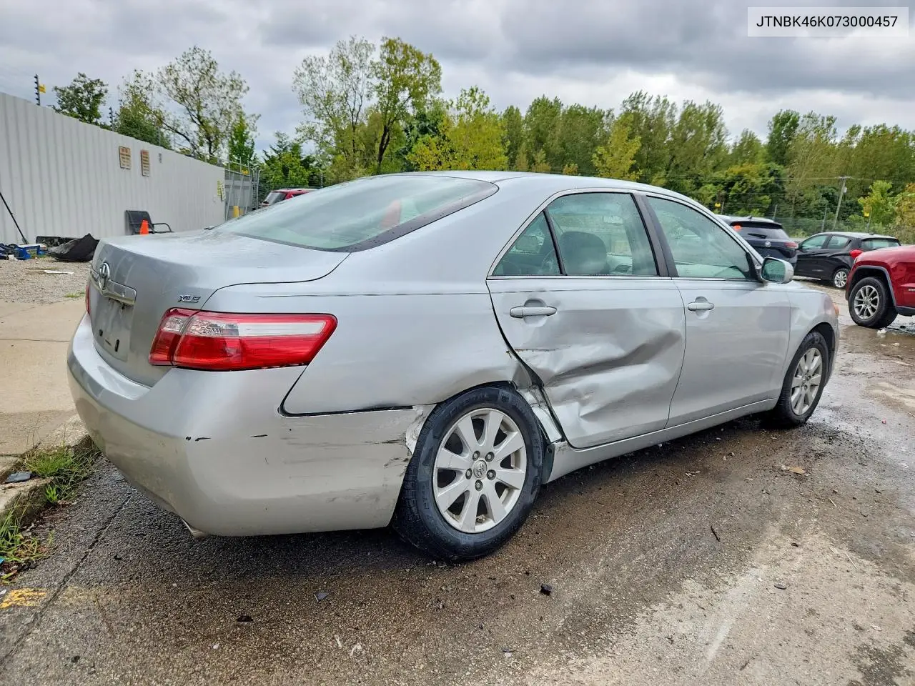 2007 TOYOTA CAMRY VIN JTNBK46K073000457 — фото 3
