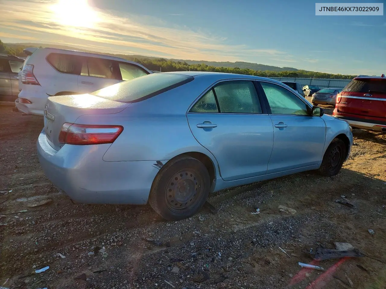2007 TOYOTA CAMRY VIN JTNBE46KX73022909 — фото 3