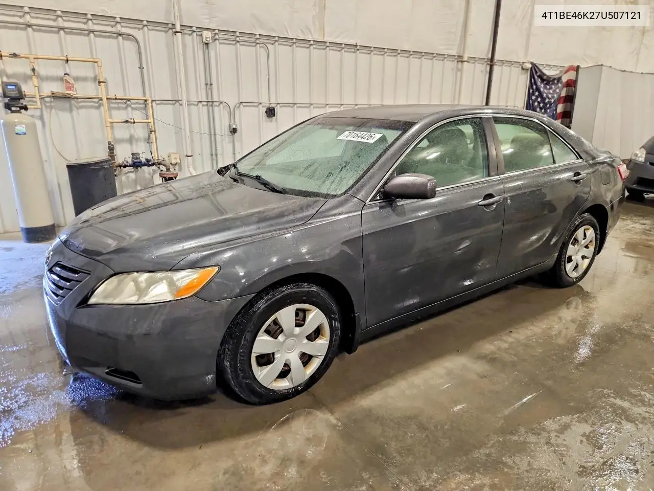 TOYOTA CAMRY 2007, VIN 4T1BE46K27U507121