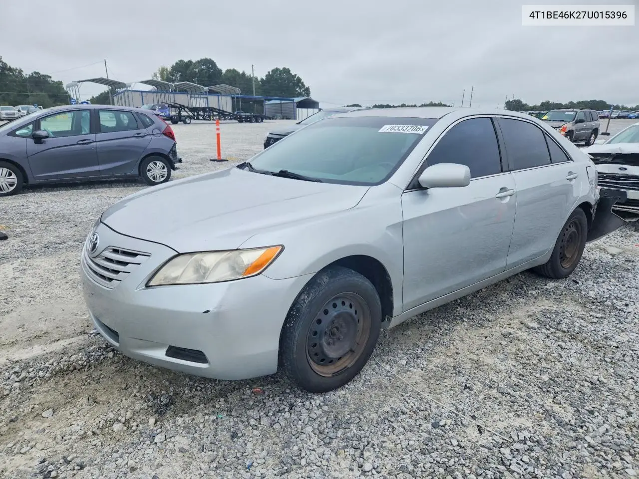 TOYOTA CAMRY 2007, VIN 4T1BE46K27U015396
