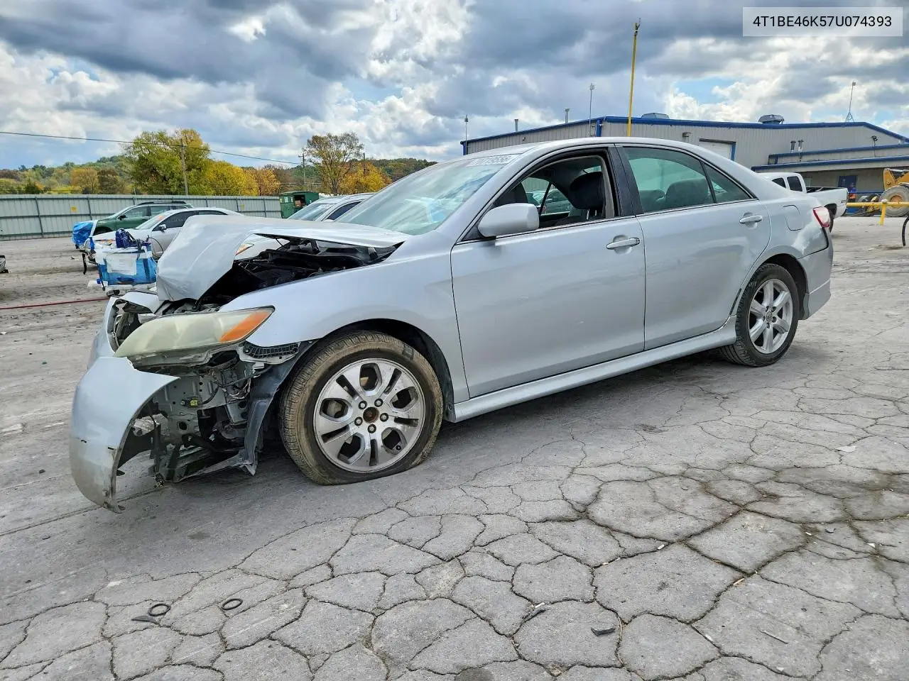 TOYOTA CAMRY 2007, VIN 4T1BE46K57U074393