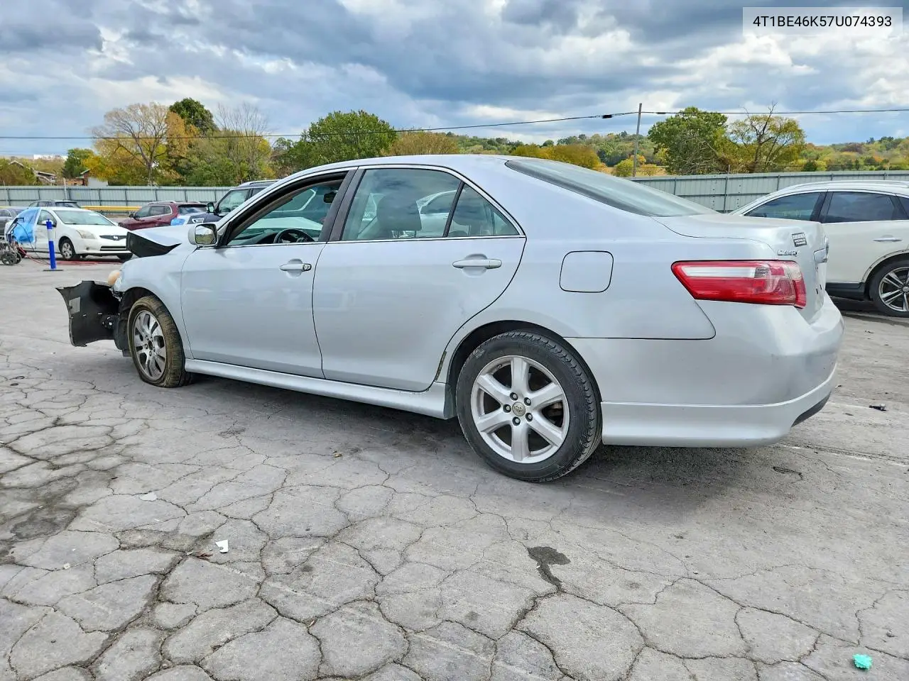 2007 TOYOTA CAMRY VIN 4T1BE46K57U074393 — фото 2