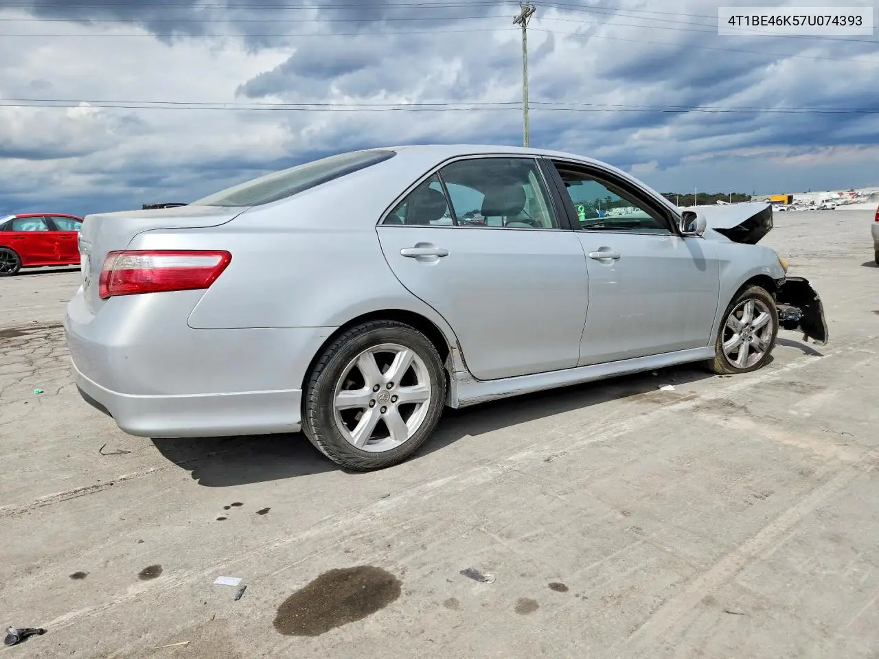 2007 TOYOTA CAMRY VIN 4T1BE46K57U074393 — фото 3