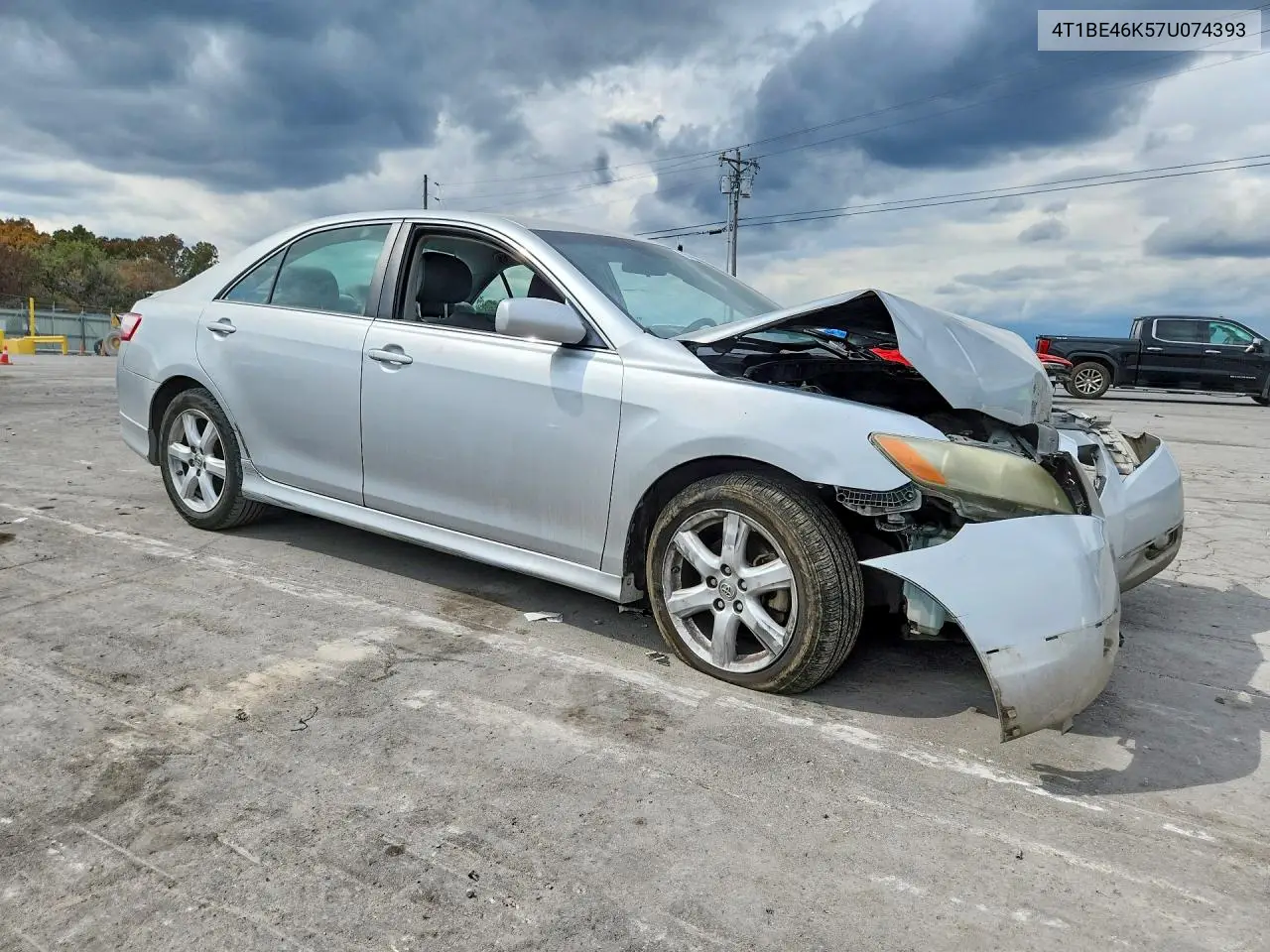 2007 TOYOTA CAMRY VIN 4T1BE46K57U074393 — фото 4