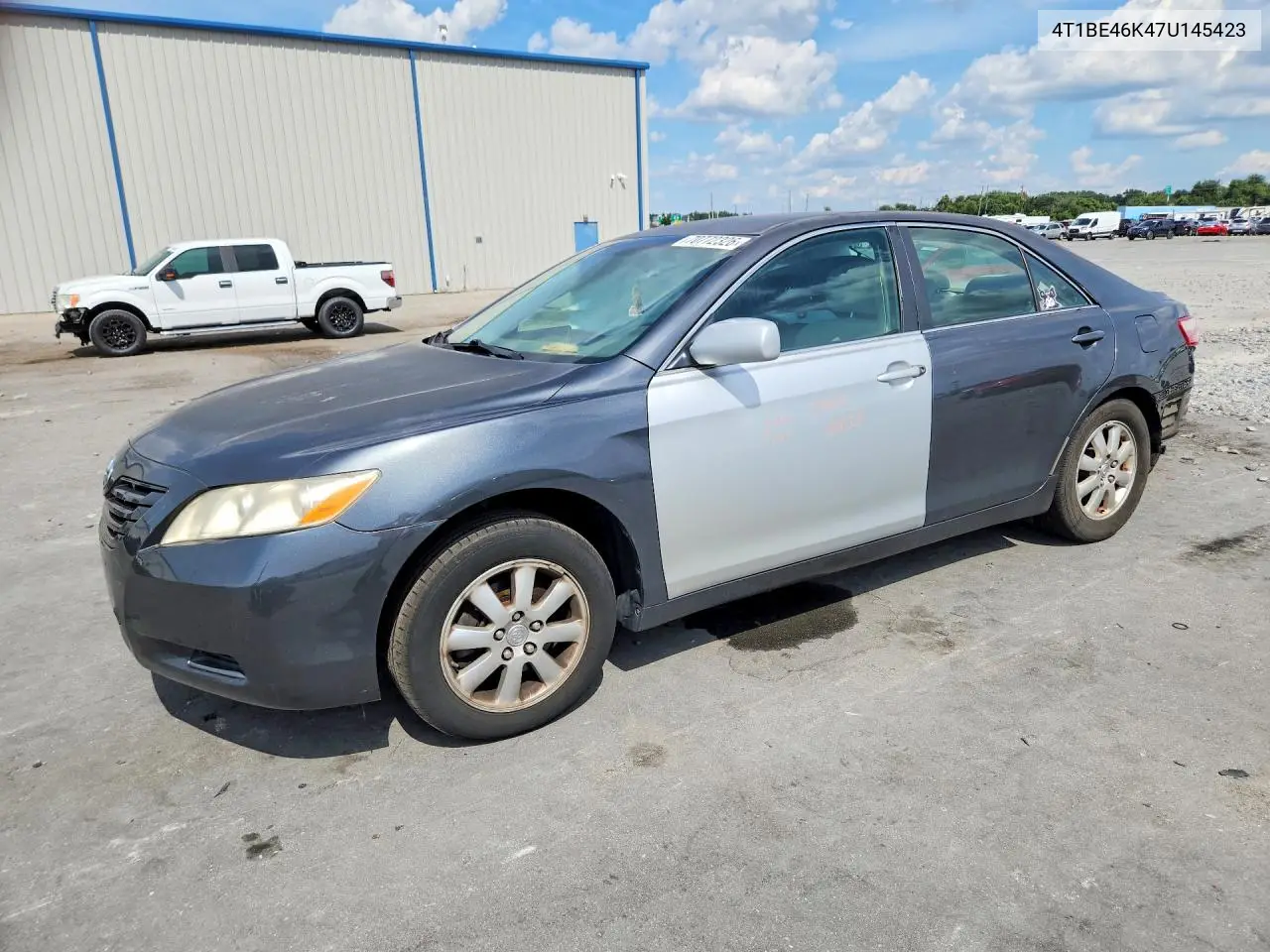 TOYOTA CAMRY 2007, VIN 4T1BE46K47U145423