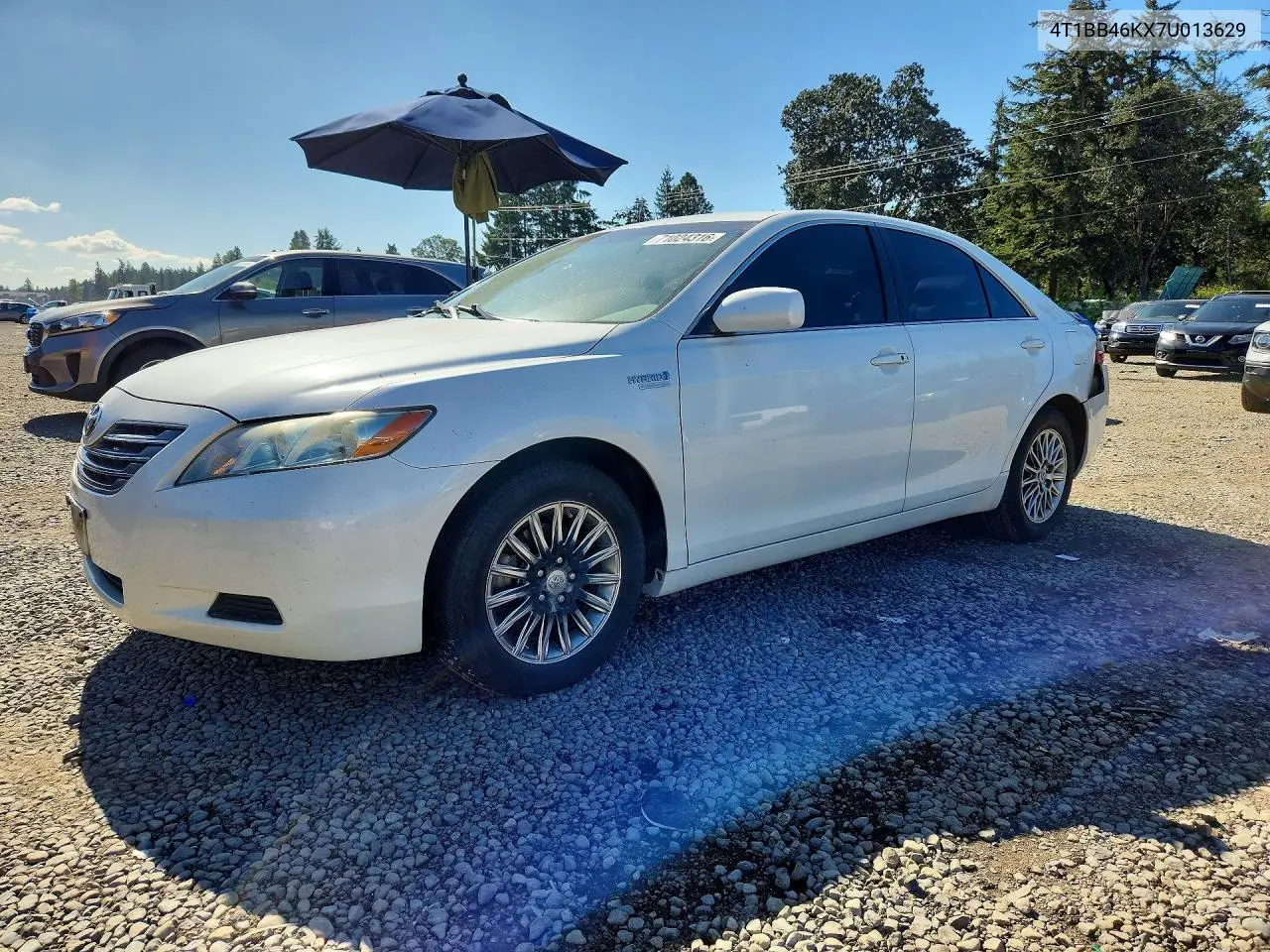 TOYOTA CAMRY 2007, VIN 4T1BB46KX7U013629