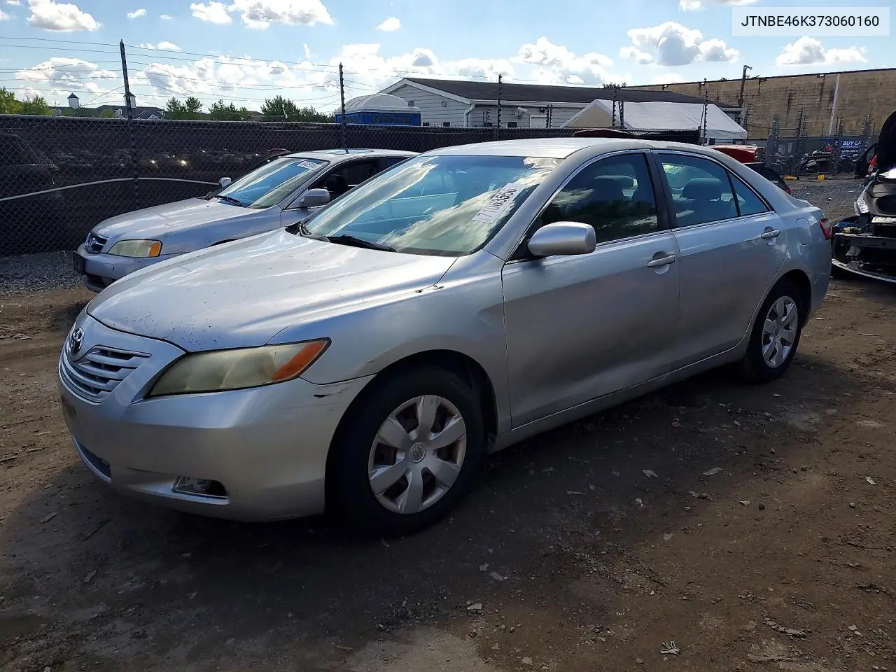 TOYOTA CAMRY 2007, VIN JTNBE46K373060160
