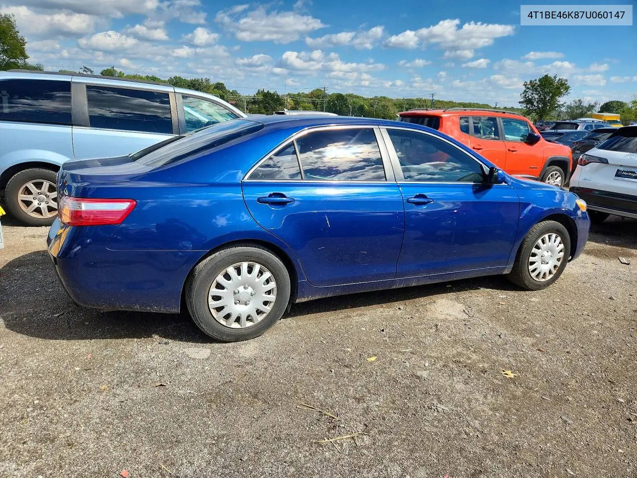 2007 TOYOTA CAMRY VIN 4T1BE46K87U060147 — фото 3