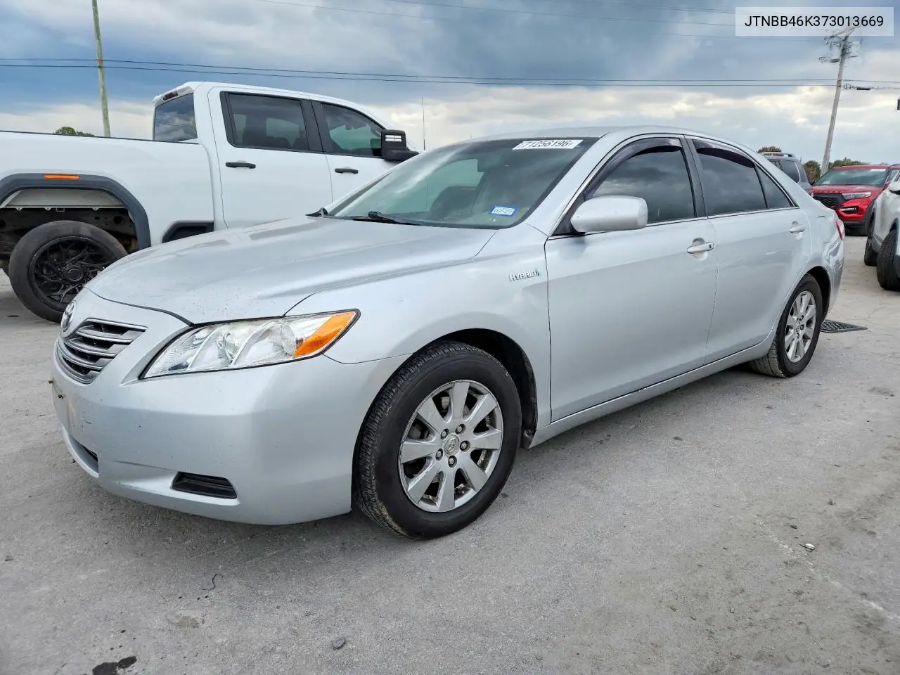 TOYOTA CAMRY 2007, VIN JTNBB46K373013669