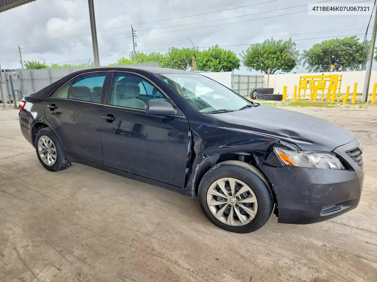 2007 TOYOTA CAMRY VIN 4T1BE46K07U067321 — фото 4
