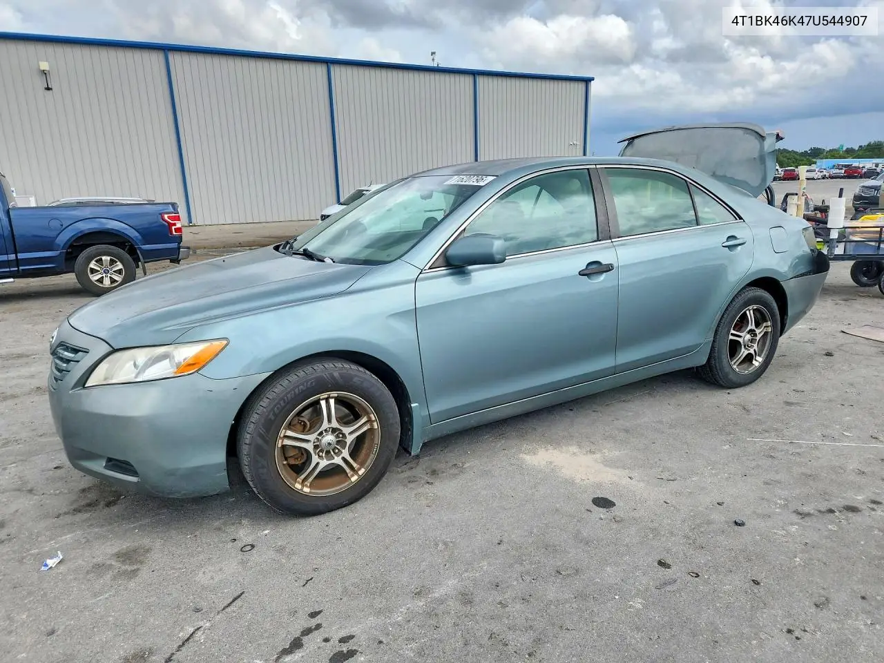 TOYOTA CAMRY 2007, VIN 4T1BK46K47U544907