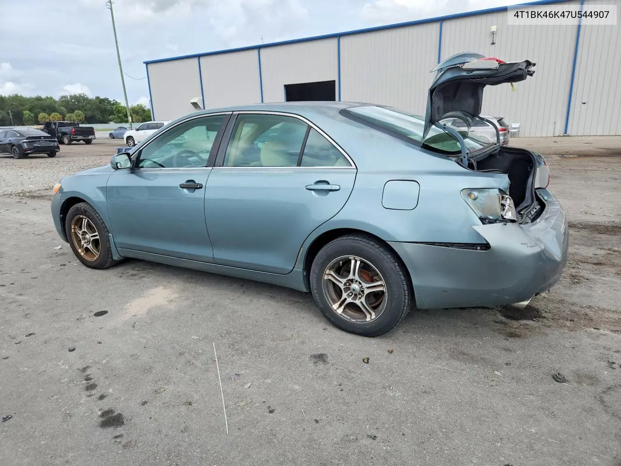 2007 TOYOTA CAMRY VIN 4T1BK46K47U544907 — фото 2