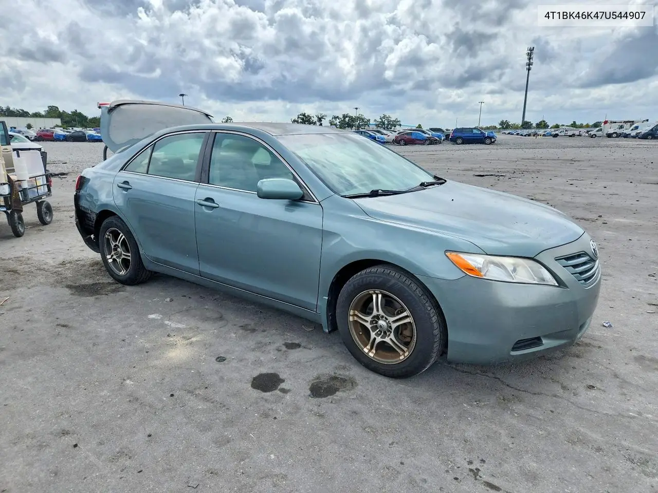2007 TOYOTA CAMRY VIN 4T1BK46K47U544907 — фото 4